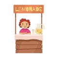 Garage Sale Lemonade Composition Royalty Free Stock Photo