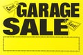 Garage sale sign Royalty Free Stock Photo
