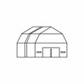 Garage storage icon, outline style