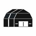 Garage storage icon, simple style