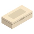 Garage tool box icon, isometric style Royalty Free Stock Photo