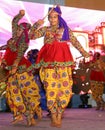 Garba Dancing Boy At Stage With Traditional Dress