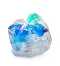 Garbage bag with plastic bottles