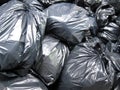 Garbage bags Royalty Free Stock Photo