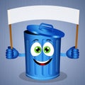 Garbage bin for recycling Royalty Free Stock Photo