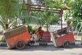 garbage cart Royalty Free Stock Photo