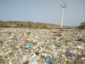 Garbage at the centre of agriculture land