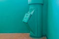 Garbage chute in an apartment building in Minsk, Belar Royalty Free Stock Photo