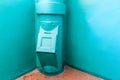 Garbage chute in an apartment building in Minsk, Belar Royalty Free Stock Photo