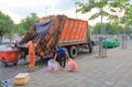 Garbage cleanner Ho Chi Minh City Saigon Vietnam