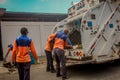 Garbage collectors keeps our streets clean in quarantine by covid-19