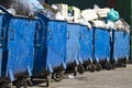 Garbage containers Royalty Free Stock Photo