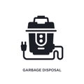 garbage disposal isolated icon. simple element illustration from electronic devices concept icons. garbage disposal editable logo Royalty Free Stock Photo