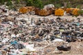 Garbage disposal pond on Koh Larn island in Pattaya,Thailand