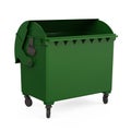 Garbage Dumpster Isolated