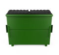 Garbage Dumpster Isolated