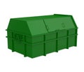 Garbage Dumpster Isolated