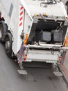 Garbage dustcart truck on city street