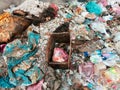 Garbage heap household waste garbage-pile trash rubbish dump litter dirty solid-rubbish basura, ordures, lixo, photo