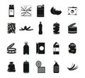 Garbage icon set, simple style Royalty Free Stock Photo