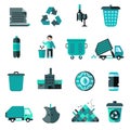 Garbage Icons Set