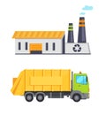 Garbage Infographic Elements Vector Illustration