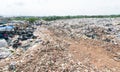 Garbage in Municipal landfill for household waste