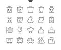 Garbage Outlined Pixel Perfect Well-crafted Vector Thin Line Icons 48x48 Ready for 24x24 Grid for Web Graphics and Apps