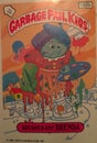 Garbage pail kids topps chewing gum 1986. Transferbild. bumper sticker