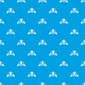 Garbage pattern vector seamless blue