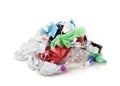 Garbage pile isolated Royalty Free Stock Photo