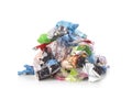 Garbage pile isolated Royalty Free Stock Photo