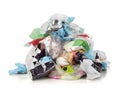 Garbage pile isolated Royalty Free Stock Photo