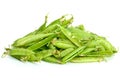 Garbage pile: pea pods