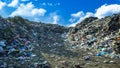 Garbage pile in trash dump or landfill Royalty Free Stock Photo