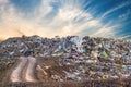 Garbage pile in trash dump or landfill. Pollution concept Royalty Free Stock Photo