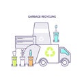 Garbage recycling flyer
