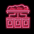 garbage sorting machine color icon vector illustration Royalty Free Stock Photo