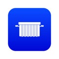 Garbage tank icon digital blue