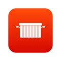 Garbage tank icon digital red