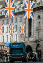 Garbage truck dustcart London Regent Street