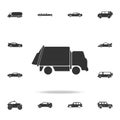 garbage truck icon. Detailed set of transport icons. Premium quality graphic design. One of the collection icons for websites, web