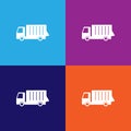 garbage truck icon. Element of car type icon. Premium quality graphic design icon. Signs and symbols collection icon for websites Royalty Free Stock Photo