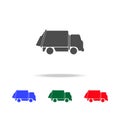 garbage truck icons. Elements of transport element in multi colored icons. Premium quality graphic design icon. Simple icon for