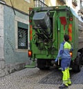 Garbage truck Royalty Free Stock Photo