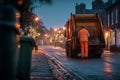 Garbage truck worker collecting waste Ai photo Royalty Free Stock Photo