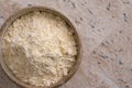 Garbanzo Bean Flour in a Bowl Royalty Free Stock Photo