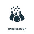 Garbige Dump icon. Simple illustration from recycling collection. Creative Garbige Dump icon for web design, templates,