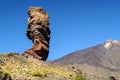 Garcia`s Roques and Teide volcano in Tenerife , Canary Islands Royalty Free Stock Photo
