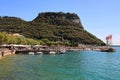 View of Garda town on Lake Garda. Italy, Europe. Royalty Free Stock Photo